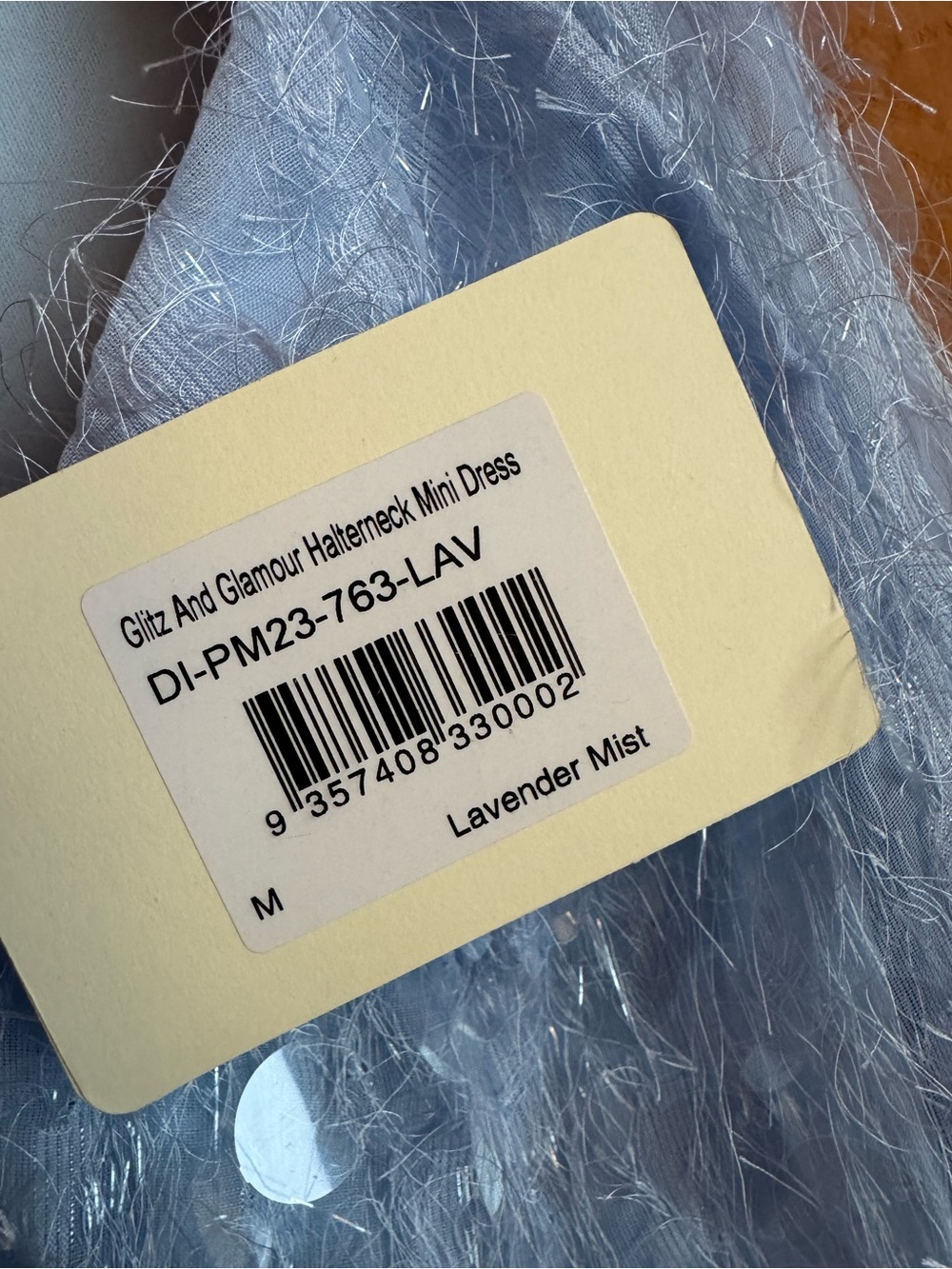 NWT Peppermayo Glitz & Glamour Halter Neck Midi Dress Lavender Mist Medium - Picture 7 of 11